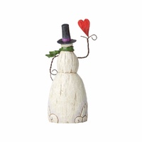 Folklore by Jim Shore - Snowman with Heart