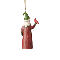Folklore by Jim Shore - Santa With Cardinal Hanging Ornament