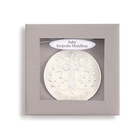 Demdaco Baby - Tender Blessings God Bless Baby Keepsake Medallion Blue