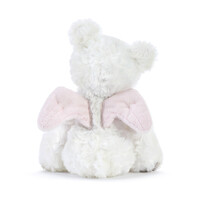 Demdaco Baby - Guardian Angel Bear Rattle Plush Pink