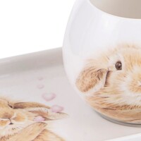 Ashdene Bunny Hearts - Mug & Plate Set