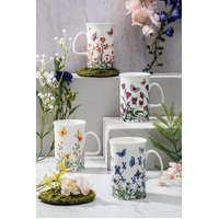 Ashdene Butterfly Garden Mug - Royal Blue