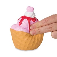 Soft N Slo Squishies Sweet Shop Series 1 - Strawberry Ice Cream Waffle Cup