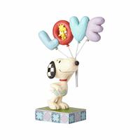 Peanuts by Jim Shore - Snoopy with LOVE Balloon - Love is in the Air