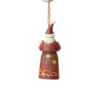 PRE PRODUCTION SAMPLE - Folklore by Jim Shore - Santa with Birdhouse Hanging Ornament