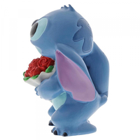Disney Showcase - Stitch Hugs - Stitch with Flowers Mini Figurine