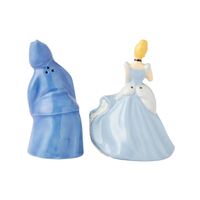 Disney Ceramics Salt and Pepper Shaker Set - Cinderella and Fairy Godmother