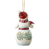 Jim Shore Heartwood Creek Winter Wonderland - Snowman Hanging Ornament