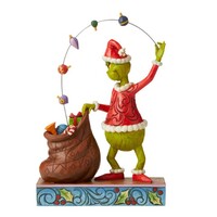 Dr Seuss The Grinch by Jim Shore - Grinch Juggling Gifts into Bag