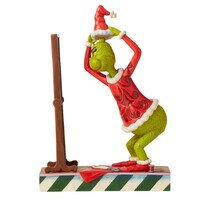 Dr Seuss The Grinch by Jim Shore - Grinch Dressing in Santa Suit
