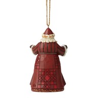 Jim Shore Heartwood Creek - Santa with Cardinals Hanging Ornament