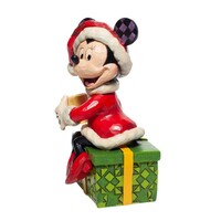 Jim Shore Disney Traditions - Minnie Mouse as Santa - Chocolate Delight