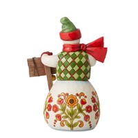 Country Living by Jim Shore - Snowman with Sign - Joy Found Here