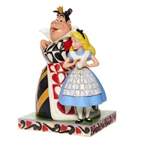 Jim Shore Disney Traditions - Alice In Wonderland & Queen of Hearts - Chaos and Curiosity