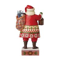 Jim Shore Heartwood Creek - Santa with Lantern and Toy Bag