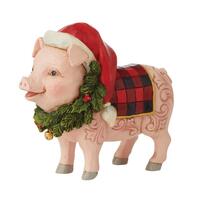 Country Living by Jim Shore - Christmas Pig - Hog Wild For The Holidays