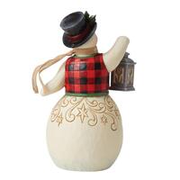 Country Living by Jim Shore - Snowman With Lantern - Festive At The Farmhouse