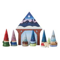 Jim Shore Heartwood Creek Christmas Gnomes - Gnome Nativity Set of 8
