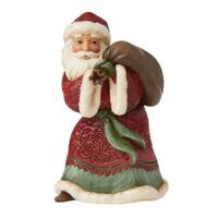PRE PRODUCTION SAMPLE - Jim Shore Heartwood Creek Victorian - Santa with Toy Bag