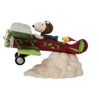 Peanuts by Jim Shore - Snoopy Flying Ace Plane