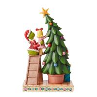 Dr Seuss The Grinch by Jim Shore - Grinch and Cindy Decorating Tree