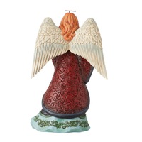 Jim Shore Heartwood Creek Holiday Manor - Angel With Wreath