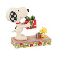 Peanuts by Jim Shore - Snoopy & Woodstock with Gift