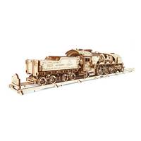 Ugears V-Models Wooden Model - V-Express Steam Train with Tender