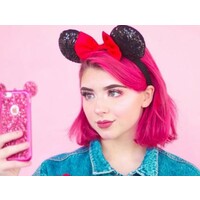 Disney by Neon Tuesday - Minnie Mouse Ears Red and Black