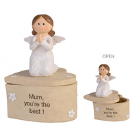 Adoring Angel Trinket Box - Mum