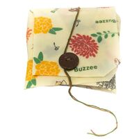 Buzzee Organic Beeswax Reusable Sandwich Wrap - Bees At Work