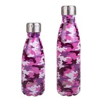 Oasis Insulated Drink Bottle - 350ml Camo Pink