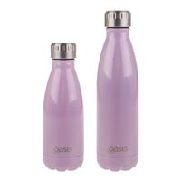 Oasis Insulated Drink Bottle - 350ml Lustre Pink