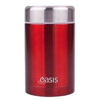 Oasis Insulated Food Flask - 450ml Red