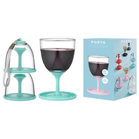 Porta Portables - Aqua Travel Wine Glass 2 Pack