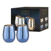 Tempa Estelle - Navy Tumbler Glass 2 Pack