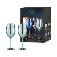 Tempa Estelle - Aqua Wine Glass 2 Pack