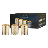 Tempa Estelle - Gold Tealight Glass 3 Pack