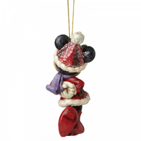 Jim Shore Disney Traditions - Minnie Mouse Sugar Coated Hanging Ornament