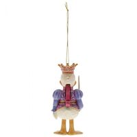 Jim Shore Disney Traditions - Donald Duck Nutcracker Hanging Ornament