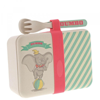 Disney Enchanting Organic Snack Box With Cutlery - Dumbo