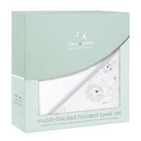aden & anais Muslin Backed Hooded Towel Set - Leader Of The Pack