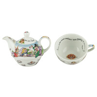 Cardew Design Alice In Wonderland Tea For One - Teapot and Teacup