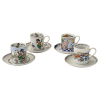 Cardew Design Alice In Wonderland Through the looking Glass Cup & Saucer