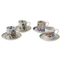 Cardew Design Alice In Wonderland Mad Hatter's Teaparty Cup & Saucer