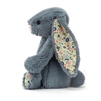 Jellycat Bunny - Bashful Blossom Dusky Blue - Medium