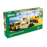 BRIO World Vehicle - Construction Vehicles 5 Pieces