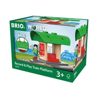 BRIO World Destination - Record & Play Train Platform