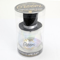 Celebration Glass By Splosh - Groom