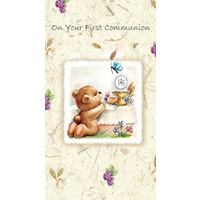 On First Holy Communion Card
